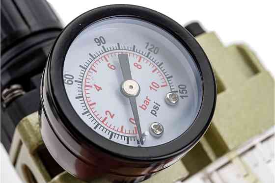 Блок подготовки воздуха мини для пневмосистемы (фильтр-регулятор + лубрикатор) 1/4 диапазон регулировки Одесса