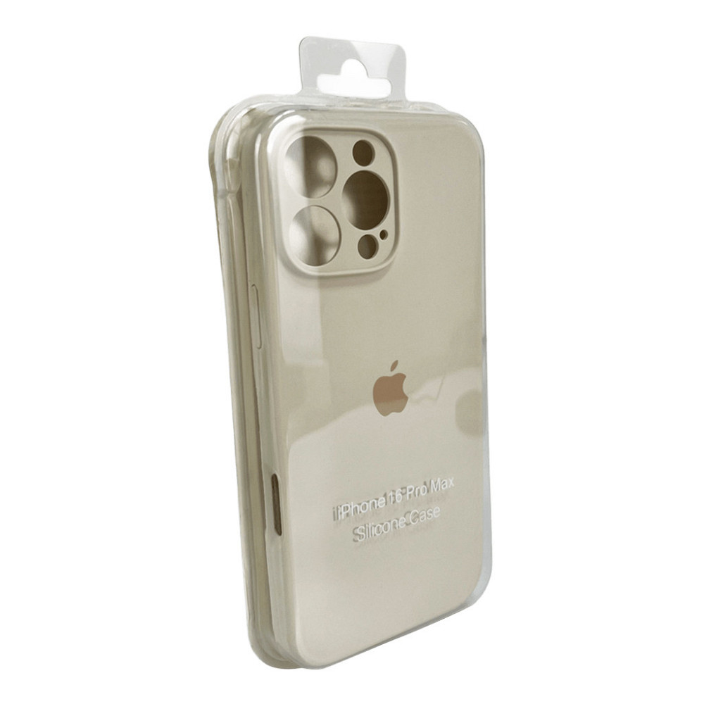 Чохол для смартфона Silicone Full Case AA Camera Protect for Apple iPhone 16 Pro 9,Antique White Київ - фото 2