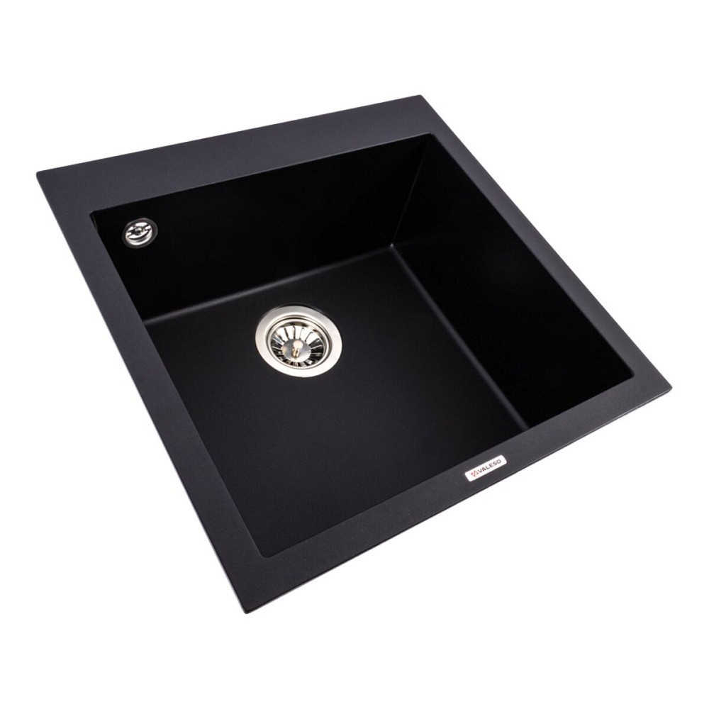 VALESO Гранітна мийка VALESO GALAX 5050 матова Чорна Коломыя - изображение 16