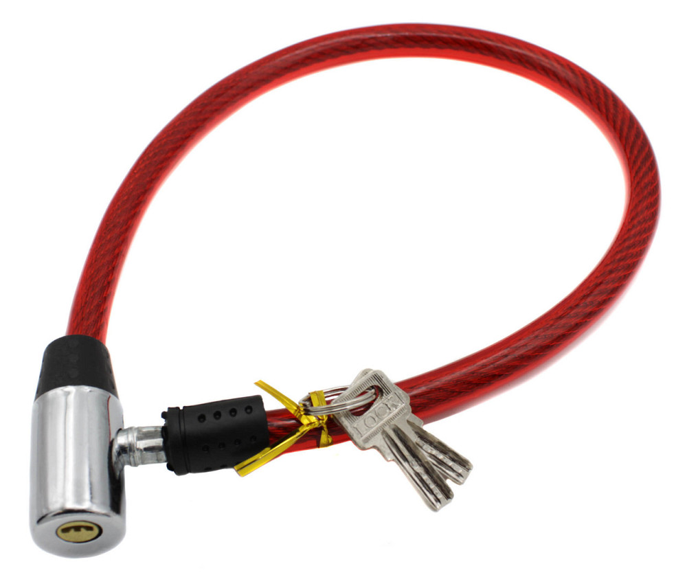 Велосипедный замок N-3 короткий, толстый, лазерный ключ Днепр - изображение 1