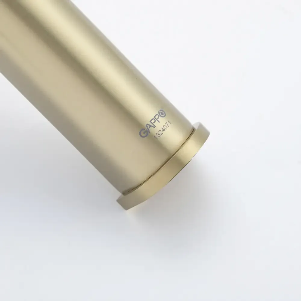 Смеситель для умывальника высокий GAPPO G1010-23 золото сатин Киев - изображение 4