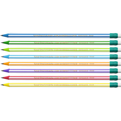 Карандаш графитный Bic Evolution Stripes HB, с ластиком (bc8960342) Винница - изображение 2