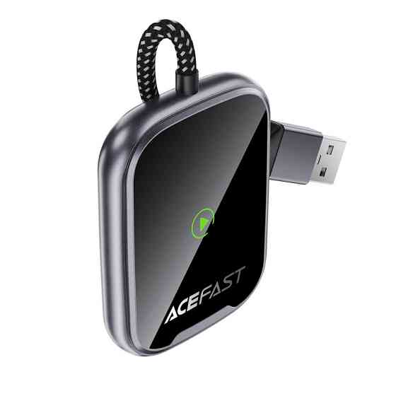 Адаптер ACEFAST QC1 CarPlay wireless adapter for car Metal Gray Одеса