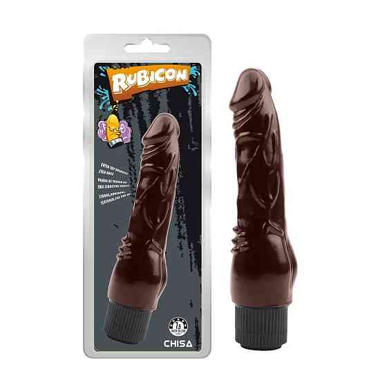 Вибратор реалистичный Chisa RUBICON на батарейках, коричневый Sex Aura Киев
