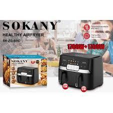 Аэрофритюрница SK-ZG-8047 с таймером 30 мин, регулировкой температуры 80–200°C и защитой от перегрева Одесса - изображение 1