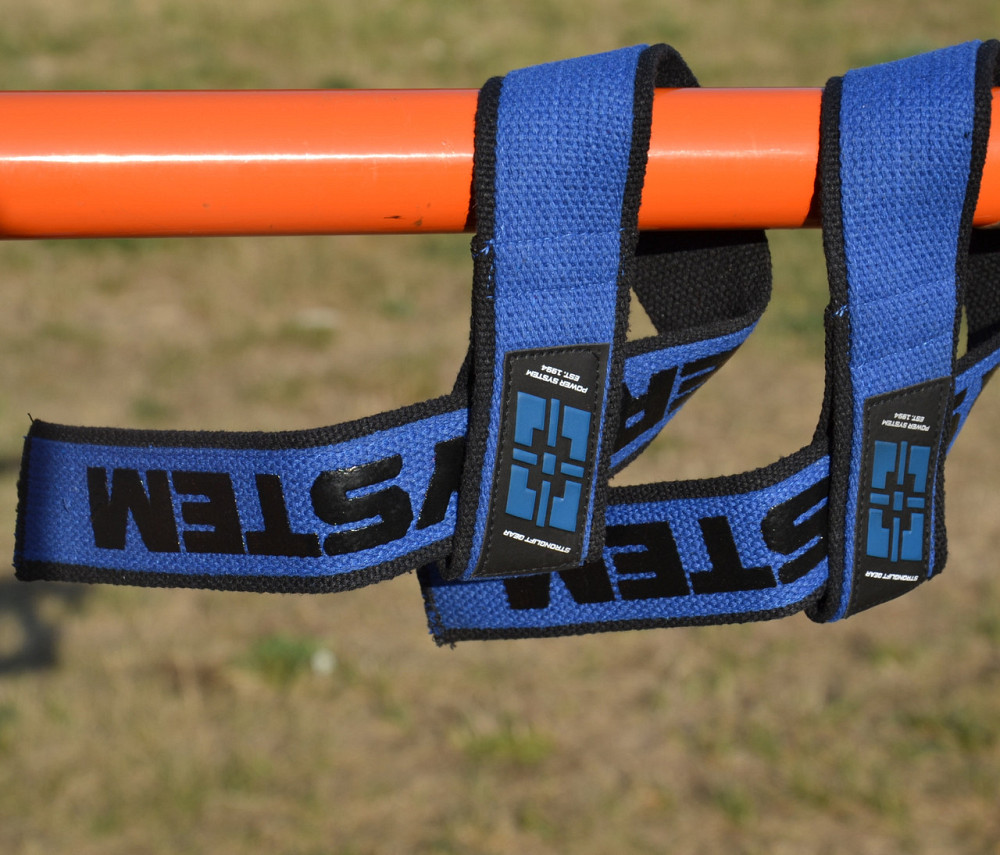 Лямки для тяги Power System PS-3401 Lifting Straps Duplex Black/Blue Кам'янське - фото 7