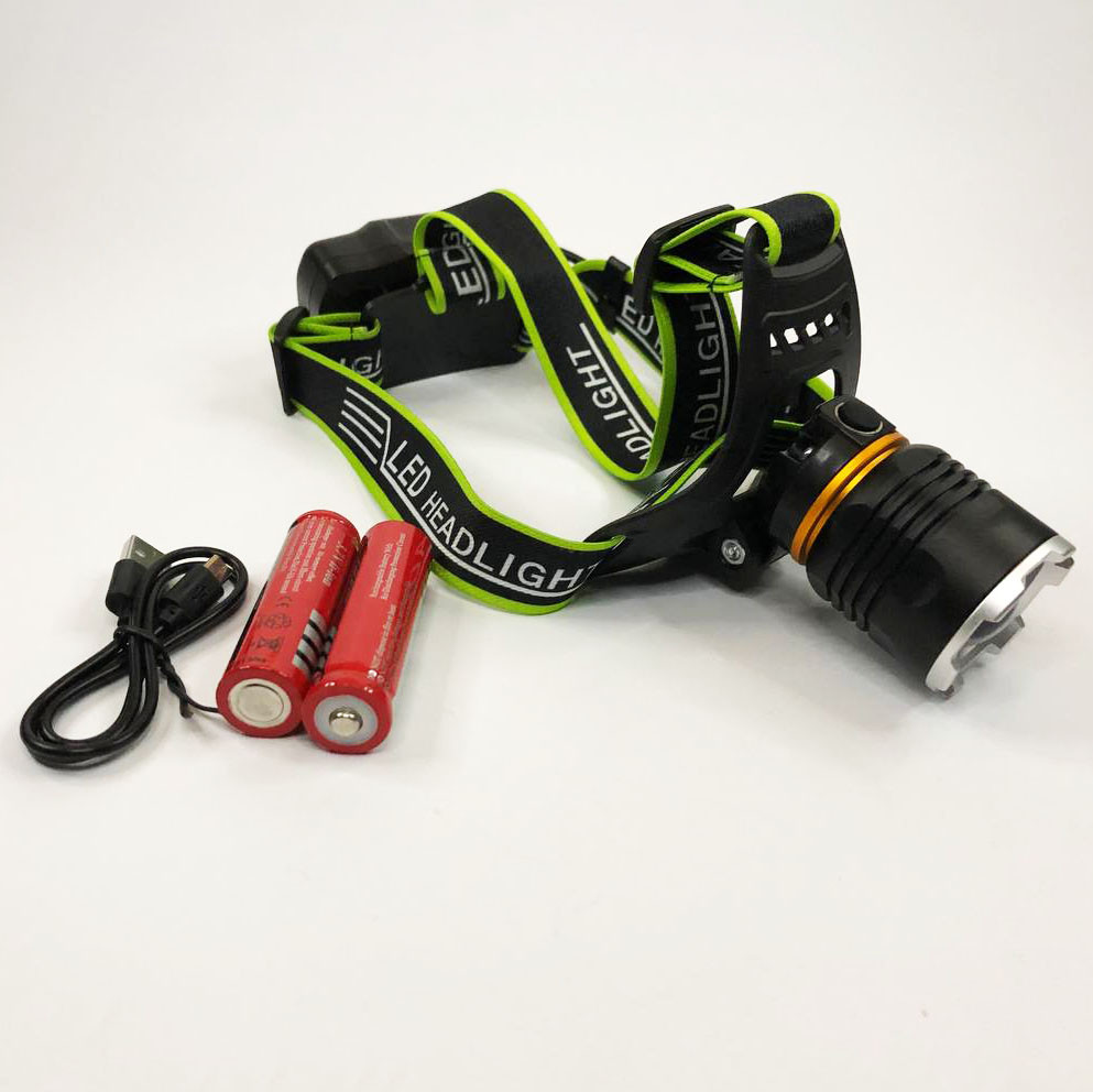 Портативный налобный фонарик, Фонарик на голову для роботы, Портативный светодиодный налобный фонарь QV-82 Львов - изображение 10