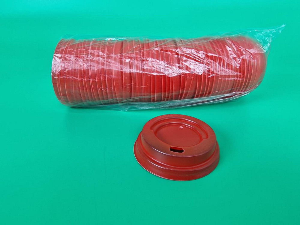 Кришка на склянку паперовий Ф72 (гар) червона Харків (на 180 гофра (Харків)) (100 шт.) Харків - фото 3