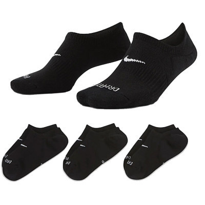 Шкарпетки Nike U NK EVERYDAY PLUS CUSH FOOTIE DH5463-904 34-38 3 пари Чорні (195242756904) Вінниця - фото 2