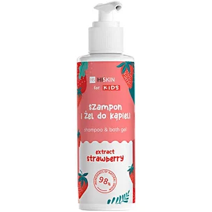 Дитячий шампунь + гель для душу 2 в 1 HiSkin Kids з ароматом полуниці 280 мл Київ