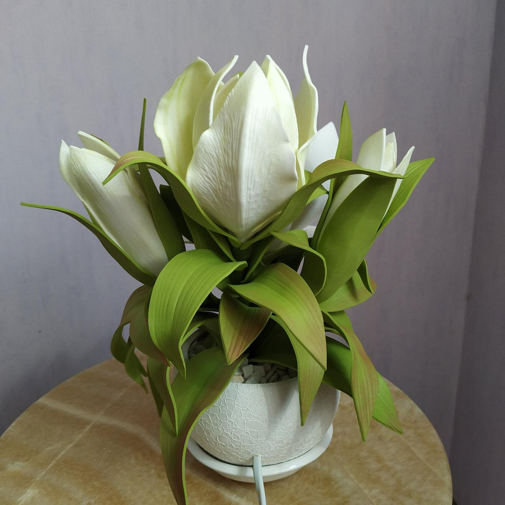 Світильник-нічник "Біла лілія" Дніпро - фото 3