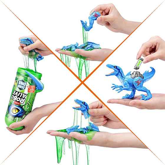 Інтерактивний ігровий набір ДНК Велоцизавра Pets & Robo Alive 71139B Вінниця