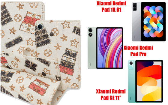 Книга-трансформер для планшета Xiaomi Redmi Pad 2 Pro 5G, цвет Black Lyi White Киев
