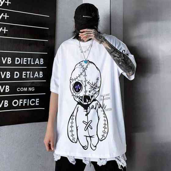 Футболка чоловіча с принтом  44 Біла 2634325711 Дніпро