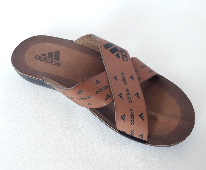 Чоловічі Шльопанці Капці Adidas Сланці Коричневі Адідас (розміри: 40,41,42) Дніпро - фото 2