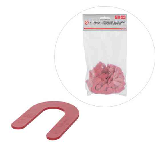 Підкова для плитки дистанційна, 1,5 мм, 50 шт. INTERTOOL KT-4941 Київ