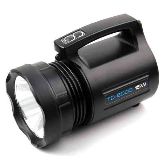 Потужний акумуляторний ліхтар фара TD-6000 15W Винница