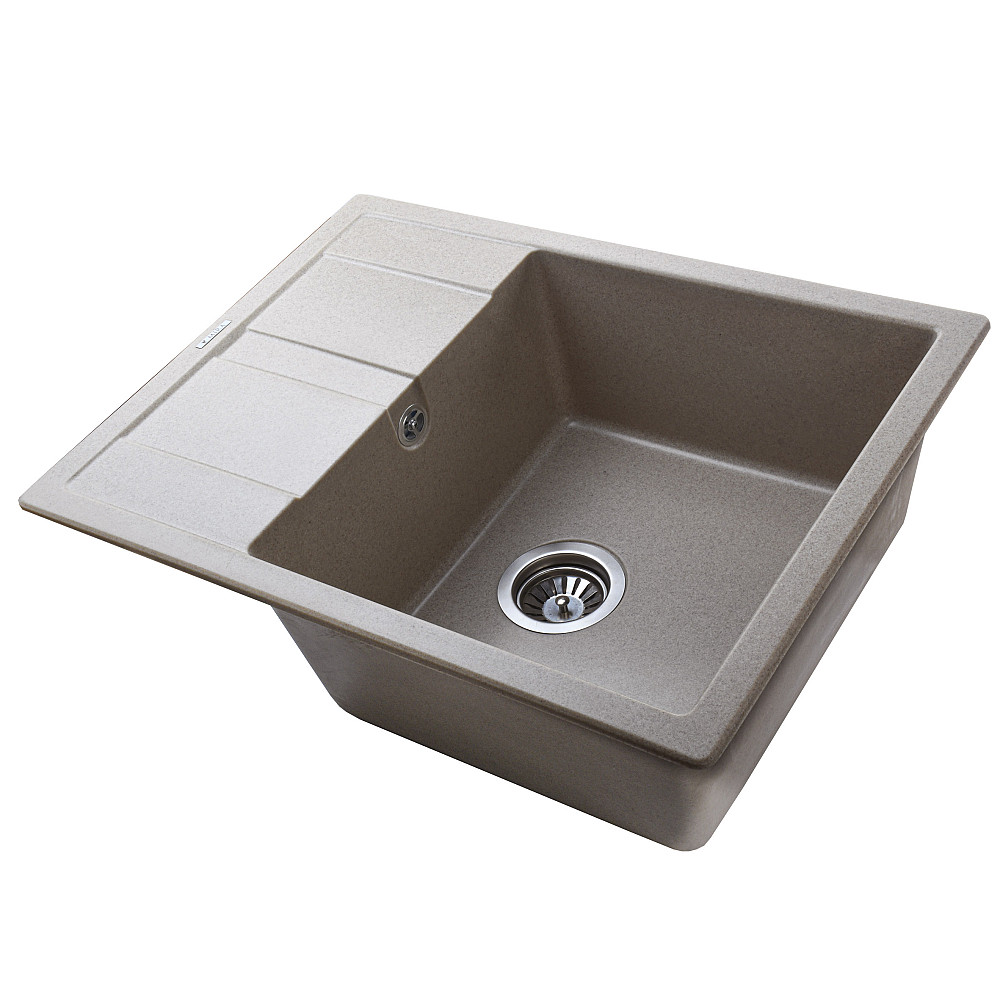 Гранітна мийка Mira ONZA бежевий 650 х 500 мм Тернопіль - фото 4