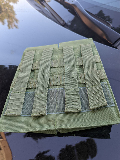 Підсумок під АК підвійний на 4 магазини, Molle, Кольори: Хижак, Олива, Піксель (виробник) Дніпро - фото 7