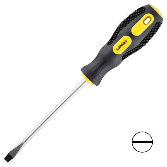 Sigma Отвертка шлицевая SL6.0×125мм CrV SIGMA (4006391) Коломия