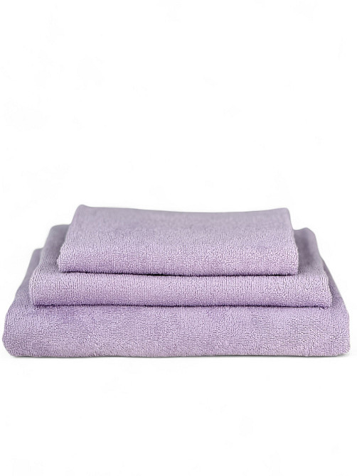 Полотенце махровое Ideal Textile 50х90 см однотонное 400 г/м2 (56860342) Ліловий Черновцы - изображение 7