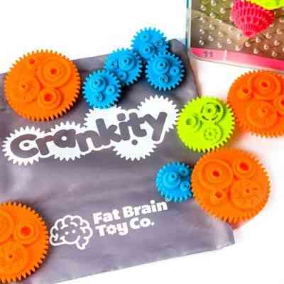 Ігровий набір Fat Brain Toys Різнокольорові Шестерінки Crankity (F140ML) Вінниця