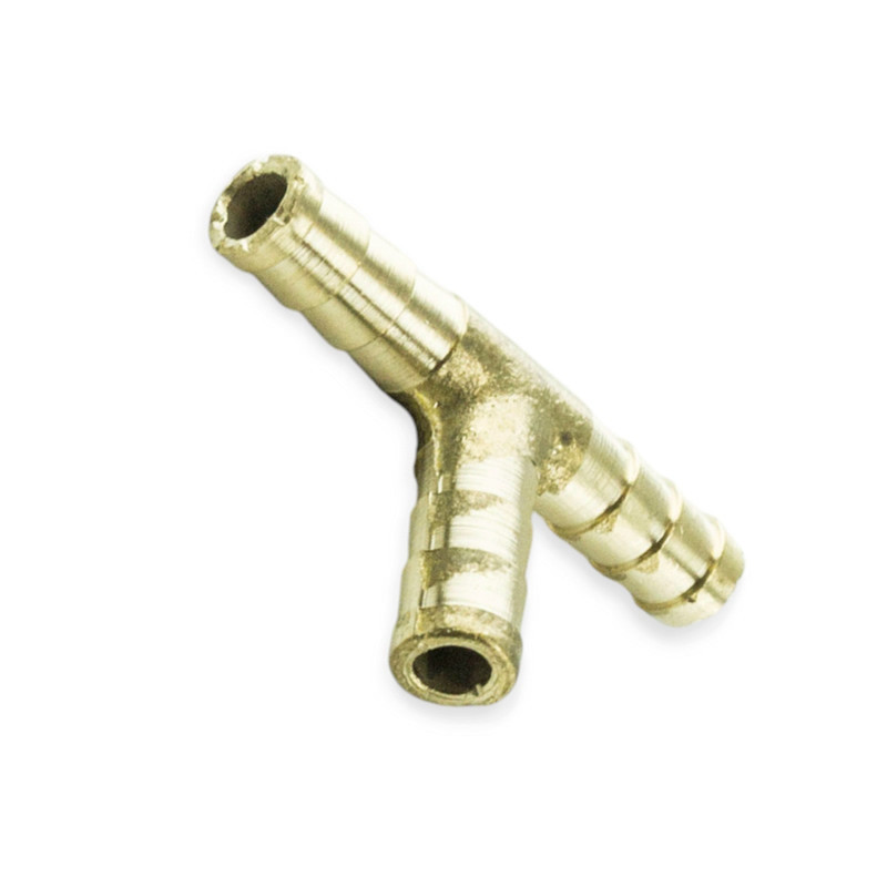 Штуцер-перехідник 8х8х8 латунь (трійник) Мукачево - фото 1