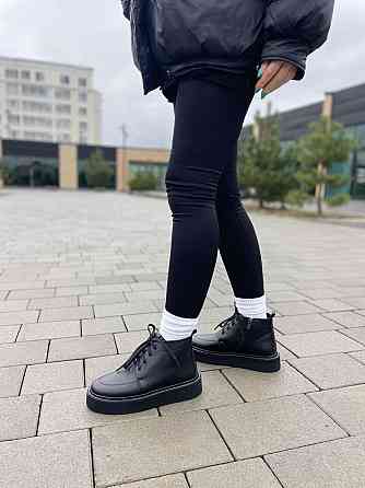 Черевики жіночі SEE SEVEN чорні натуральна шкіра з утепленням 37р.38р.39р. (5308) Коломыя