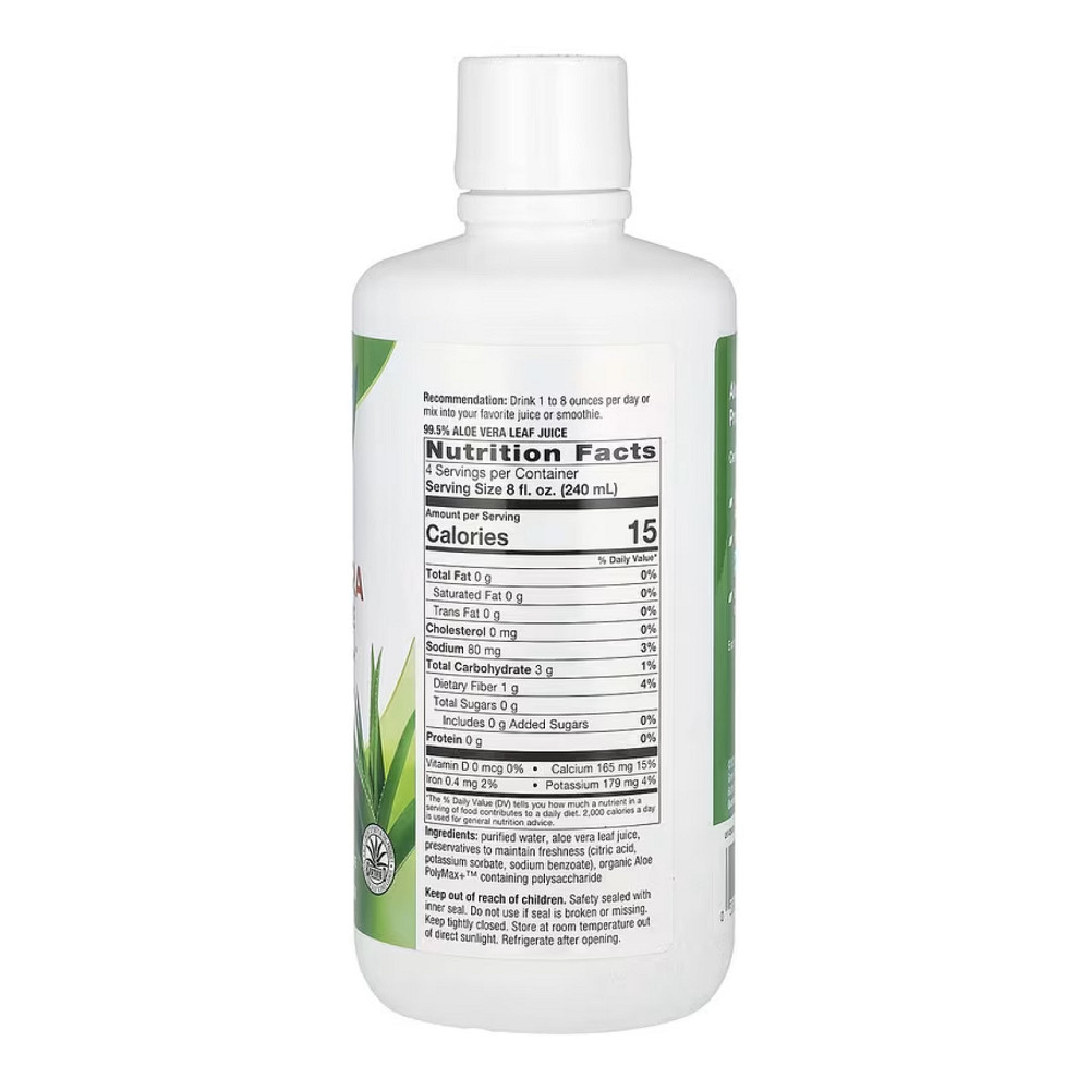 Алоэ вера Natures Way Aloe Vera Leaf Juice 1000ml Киев - изображение 4