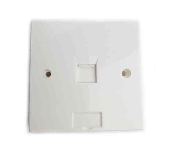 Рамка розетки під 1 модуль Keystone 86*86, з шторкою Винница