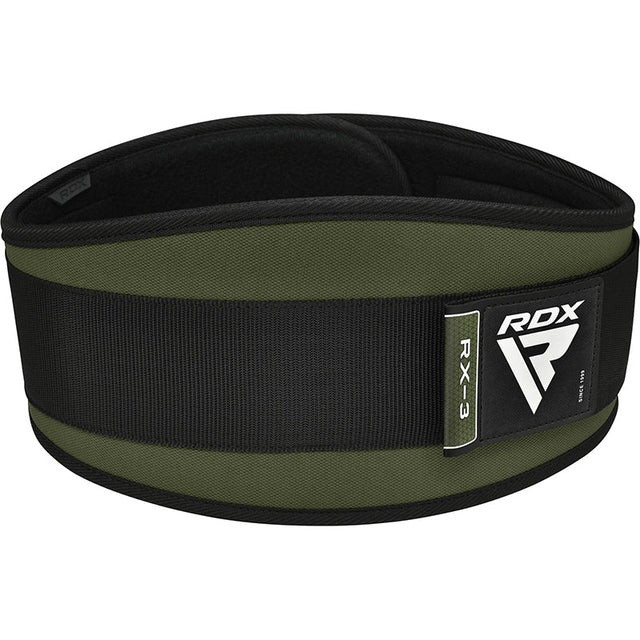Пояс для важкої атлетики RDX RX3 EVA Curve неопреновий Army Green M Каменское - изображение 2