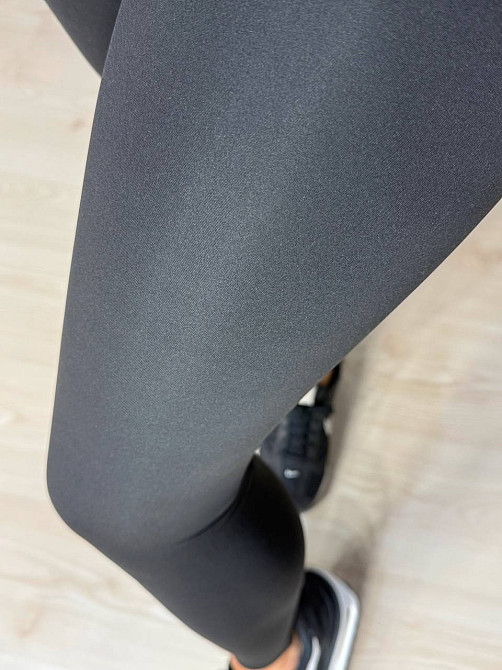 Лосины женские Yimeite 6601 дайвинг с широким поясом черные, черный, XL Киев - изображение 14