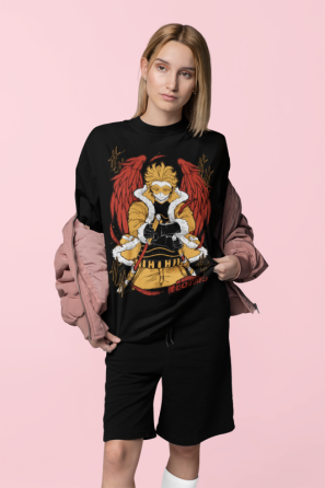 Футболка для мальчика аниме Моя геройская академия оверсайз (рост от 165 до 180 ) Черний AnimeJ0714m Днепр