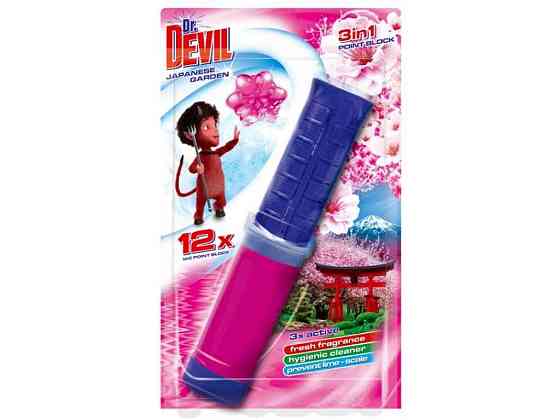 Блок Точковий для туалетів 1шт 3in1 Японський сад ТМ Dr.DEVIL Solmir Київ