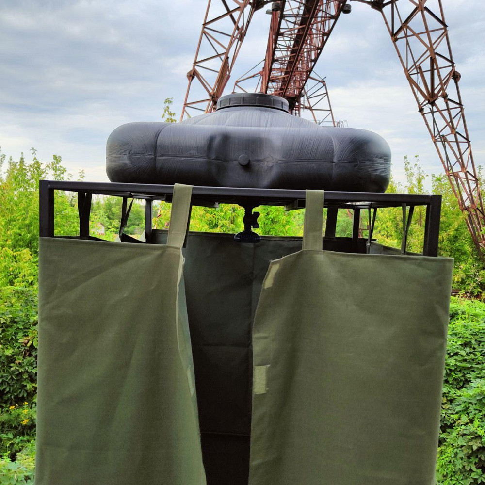 Душ літній дачний вуличний розбірний для дачі вулиці бак 100 л, пВХ тканина УСИЛЬНИЙ, душова кабіна  Харків - фото 10