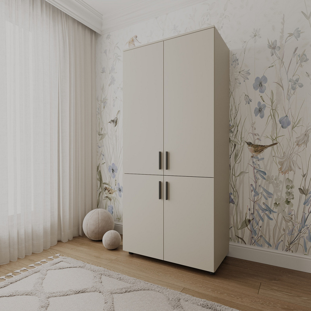 Шафа для одягу Doros Торн Кашемір 2 ДСП (штанга) 90х51.6х200 (DRS-012027) Дніпро - фото 8
