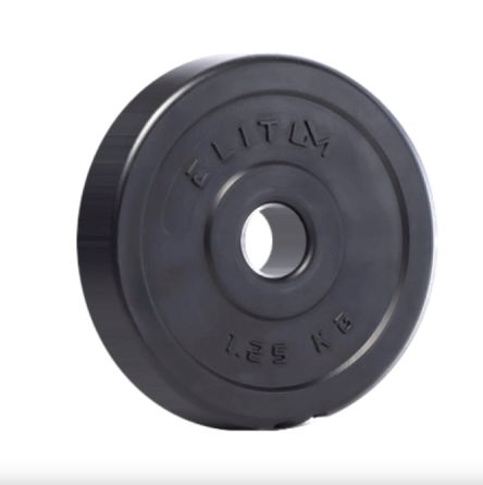 Набір дисків композитних Elitum Titan 39 кг штанга/гантелі з перехідником для силових тренувань 2 грифи 30 мм ABS-пластик Київ