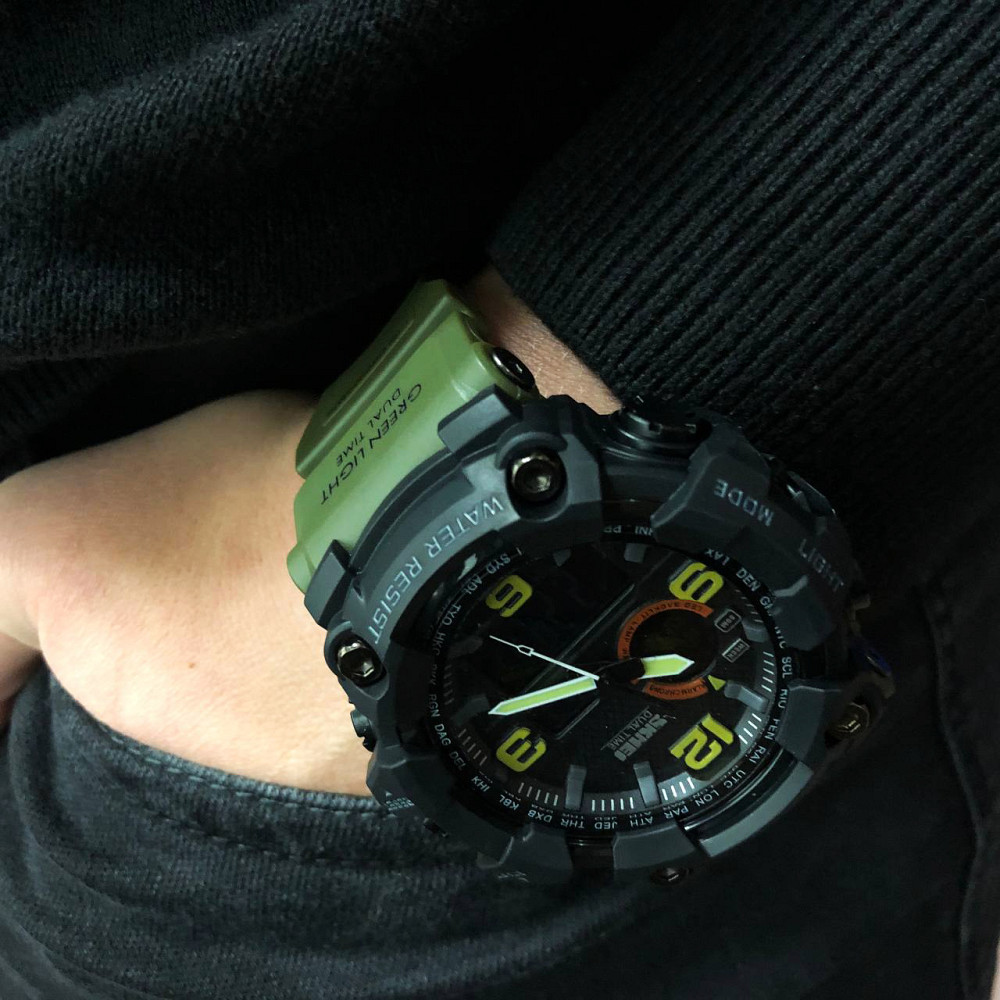 Наручные часы для армии SKMEI, Противоударные часы, Часы армейские скмей рыбака охотника IJ-16 Львов - изображение 3