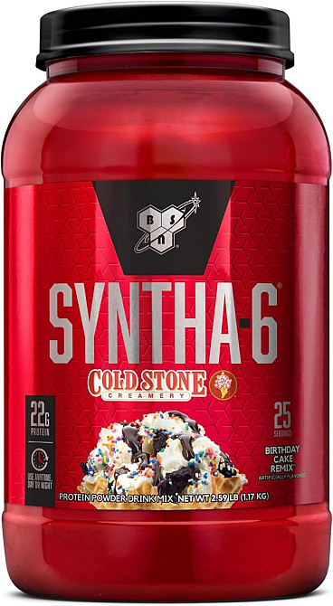 Протеин BSN Syntha-6 Cold Stone 1.17 кг Birthday Cake Remix Луцк - изображение 1