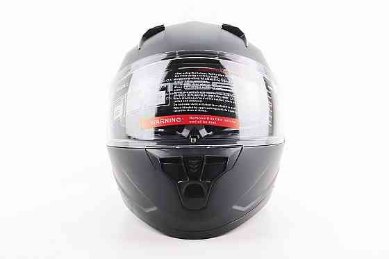 Шолом інтеграл, закритий (сертифікація DOT)+відкидні окуляри BLD-M67 L (59-60см), ЧОРНИЙ матовий Киев