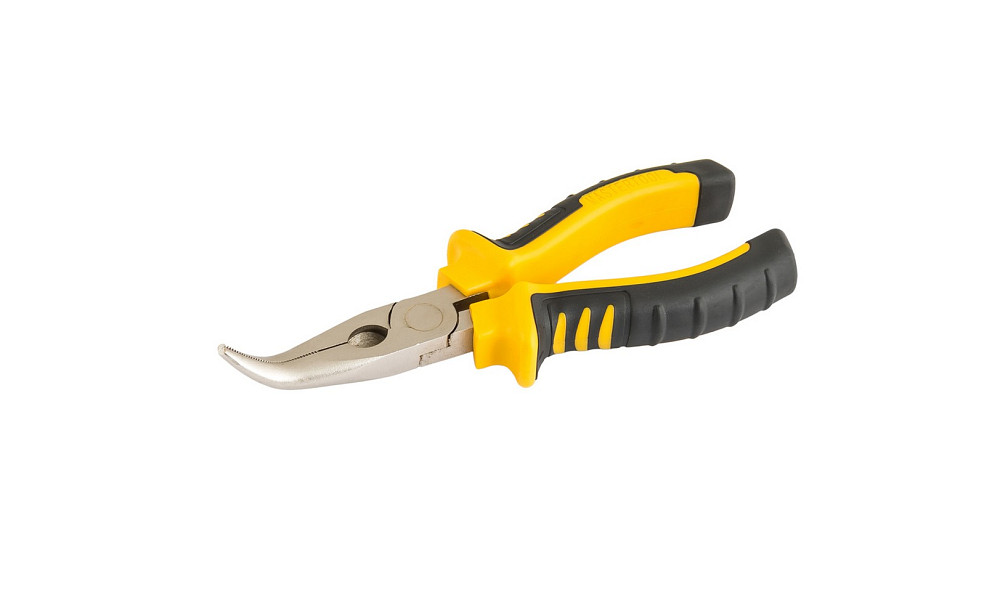 MASTERTOOL Щипці вигнуті MASTERTOOL 160 мм С55/HRC 45~50 23-3160 Коломия - фото 1