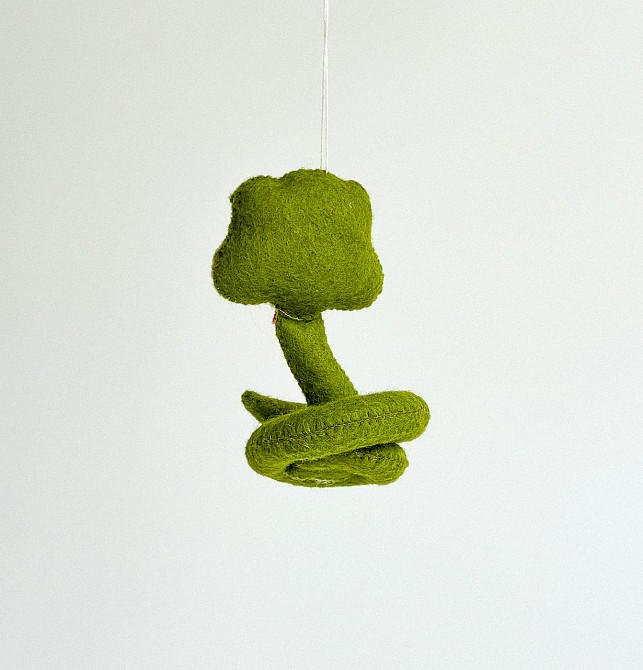 Іграшка з фетру ручної роботи Змія Київ - фото 4