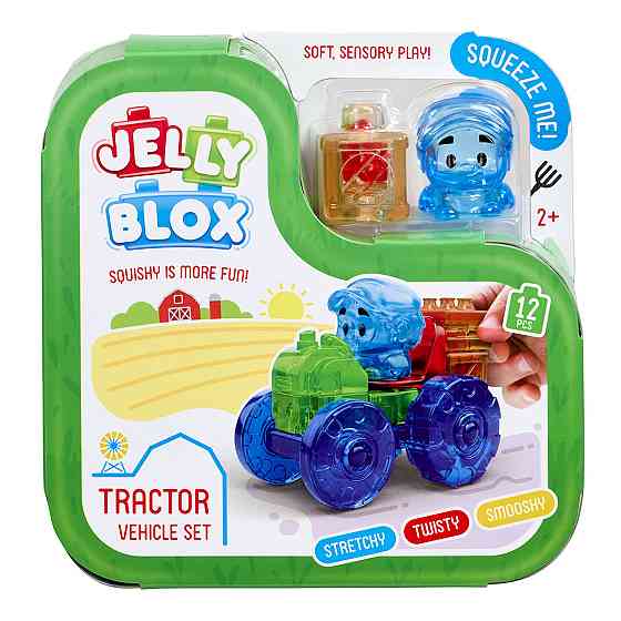 Сенсорний конструктор Jelly Blox - Барвистий трактор Дніпро