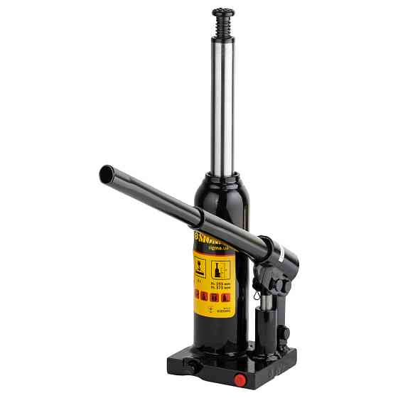 Sigma Домкрат гидравлический бутылочный 3т H 193-373мм SIGMA (6101031) Коломия