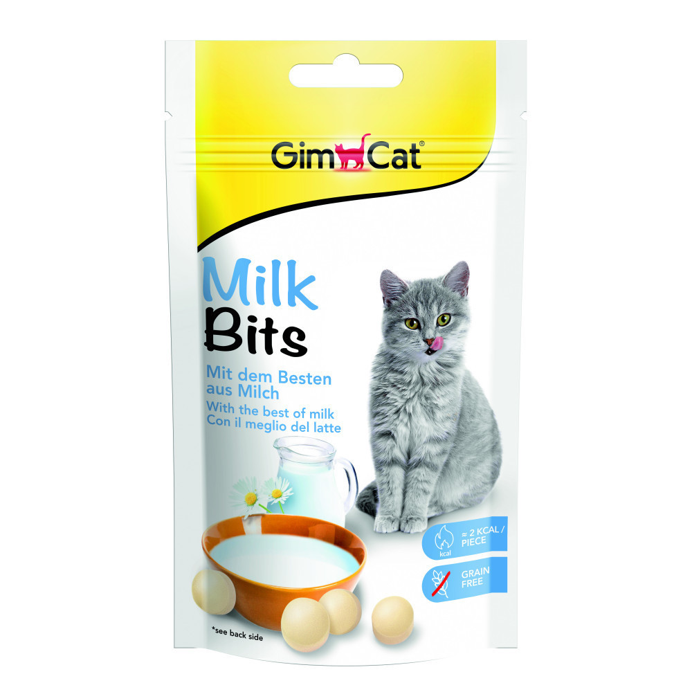 Вітамінізовані ласощі для котів GimCat MilkBits з молоком, 40 г Вінниця - фото 1