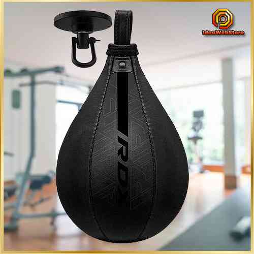 Пневмогруша боксерская RDX F6 KARA Speed Ball Matte Black с креплением Swivel Тренировочная груша для бокса Киев