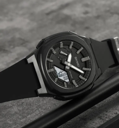 Годинник чоловічий наручний Skmei 2091 (Чорний з сірим) Київ