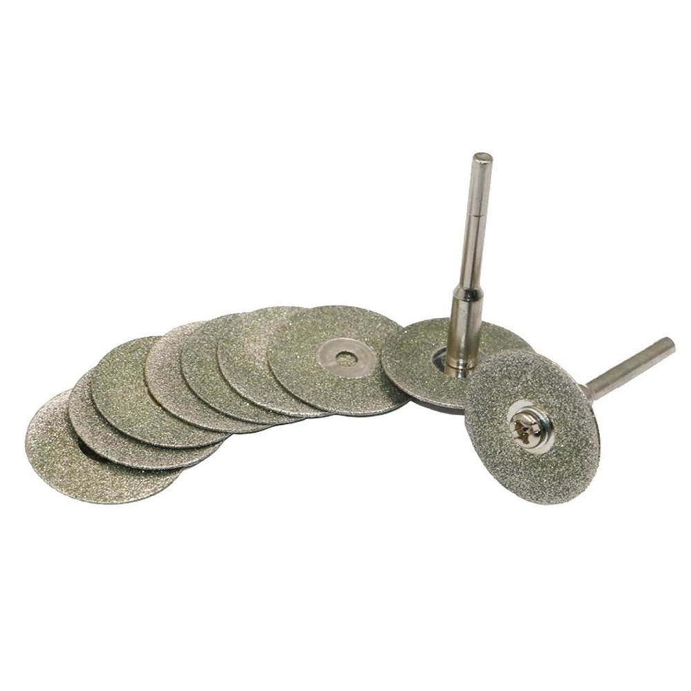 Набір алмазних дисків 10 шт для гравера та дремеля Київ - фото 8