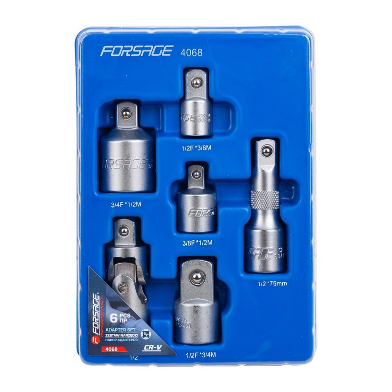 Набір адаптерів, 6 предметів Forsage F-4068 Одеса - фото 1