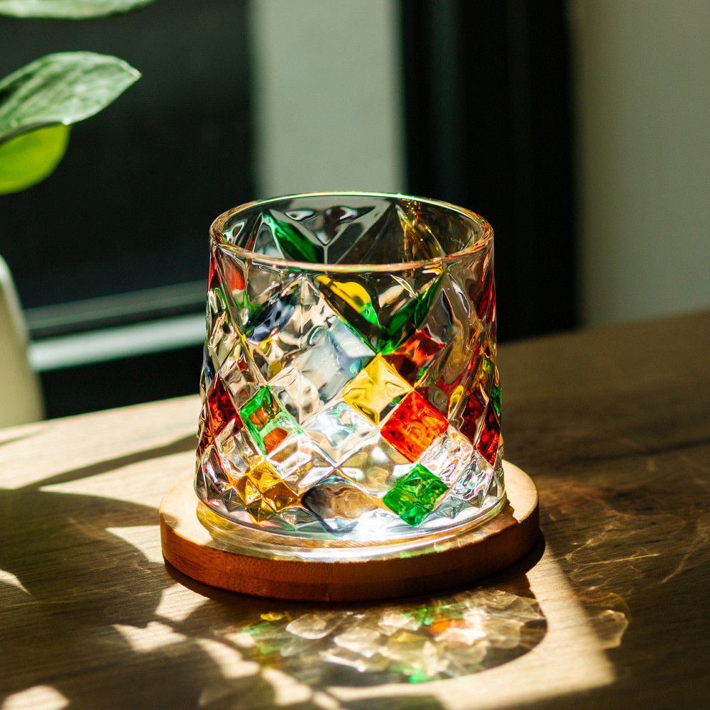 Стакан для виски з бамбуковою підставкою 300 мл Київ - фото 4